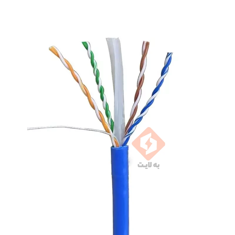 خرید کابل شبکه تمام مس Cat 6 تک کابل کرمان مدل SFTP