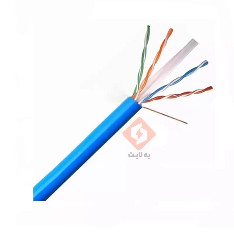 خرید کابل شبکه تمام Cat 6 CCA تک کابل کرمان مدل SFTP