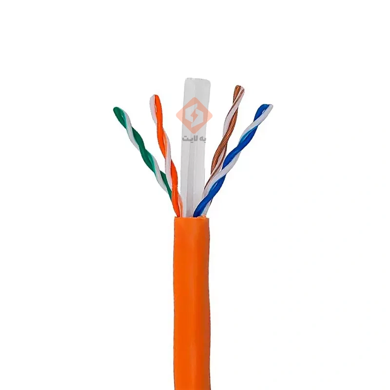 خرید کابل شبکه تمام Cat 6 CCA تک کابل کرمان مدل UTP
