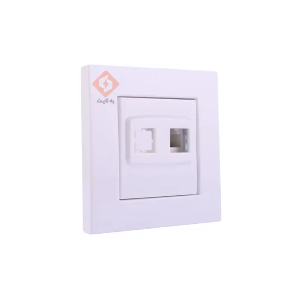 پریز سوکت شبکه-1 cat 6 جهان الکتریک مدل کارن